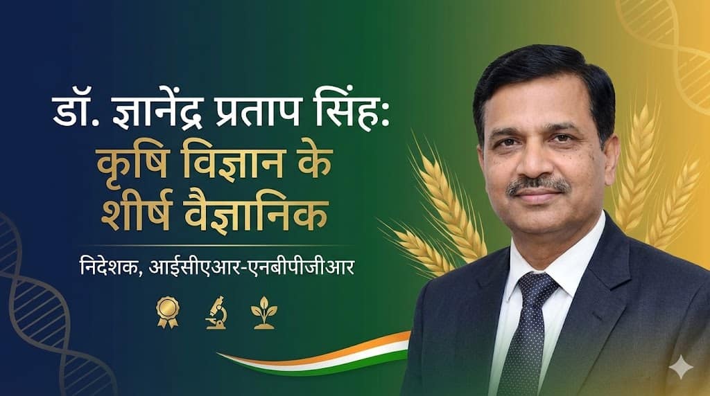 डॉ. ज्ञानेंद्र प्रताप सिंह: भारतीय कृषि अनुसंधान के शीर्ष वैज्ञानिक का सफर