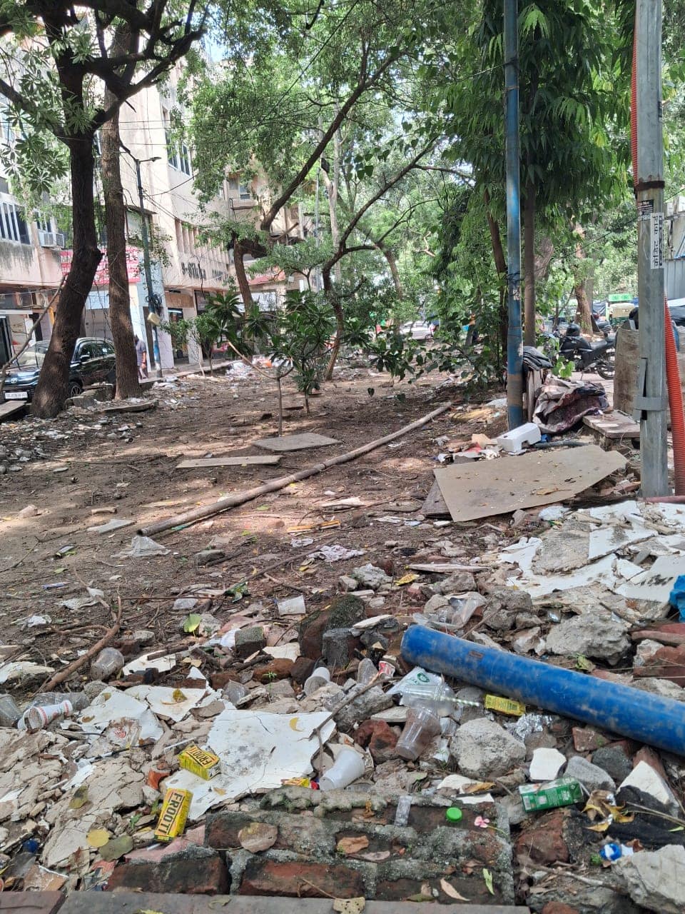 प्रीत विहार के सार्वजनिक पार्क में जमा कचरे का ढेर, MCD की सफाई व्यवस्था पर सवाल